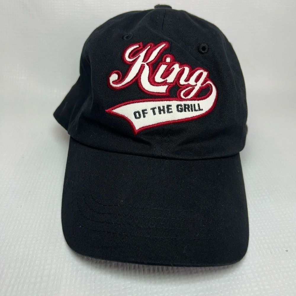 NWT King Of The Grill Hat Novelty Funny Gift Quality Dad Cap Strapback